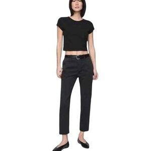 GAP Downtown Khaki Black Women's Pants Size‎ 14 NWT